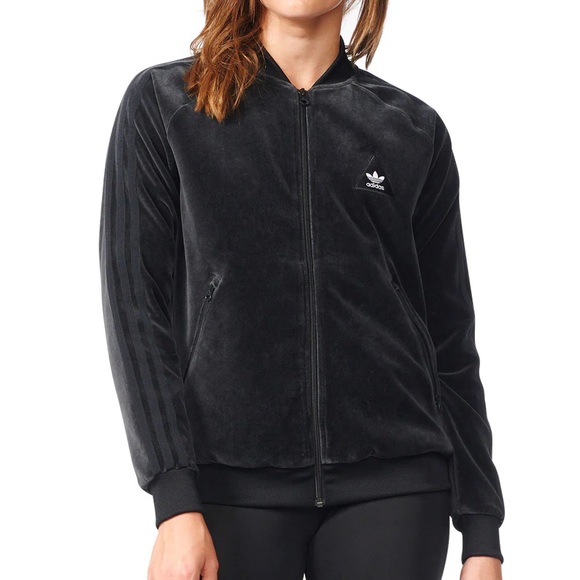 NWOT adidas Pharrell Williams Humanrace HU Superstar SST Velour Velvet Jacket - Picture 4 of 17